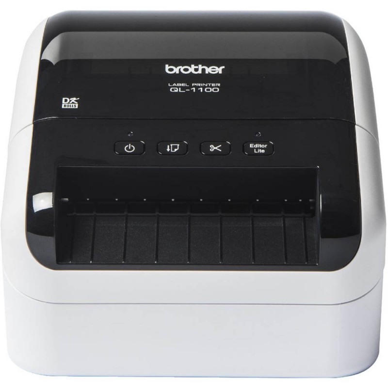 BROTHER P-TOUCH HANDHELD PORTABLE LABEL MAKER WHITE/GREY