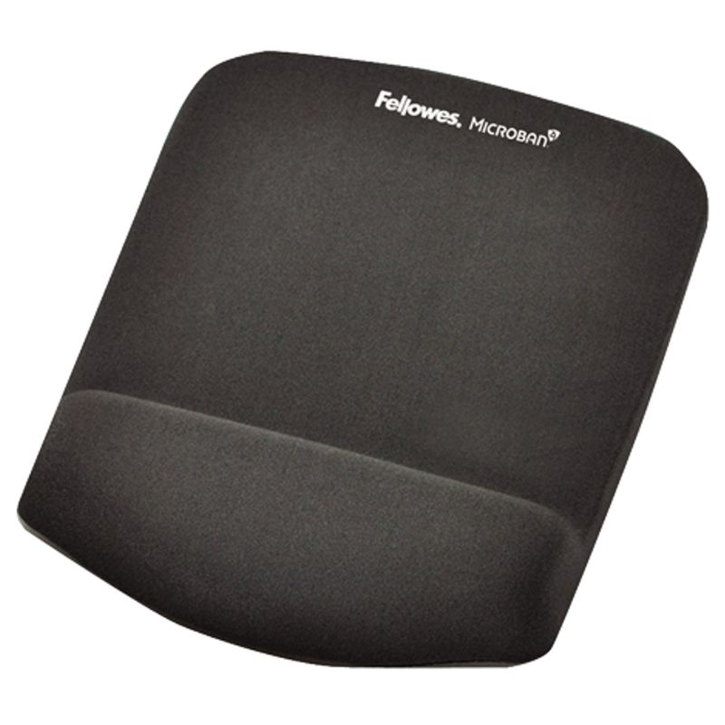 Fellowes-Mouse-Pad-with-Wrist-Rest-Plush-Touch-Microban-Memory-Foam-Graphite