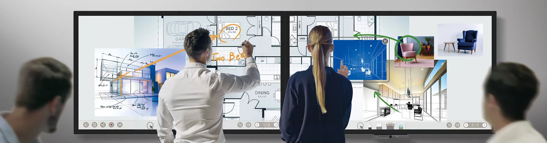 State-of-the-art interactive screens for engaging presentations - Mitronics